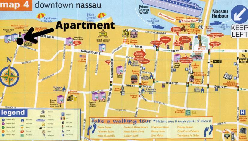 Apartment In Downtown At The Beach Nassau Bagian luar foto